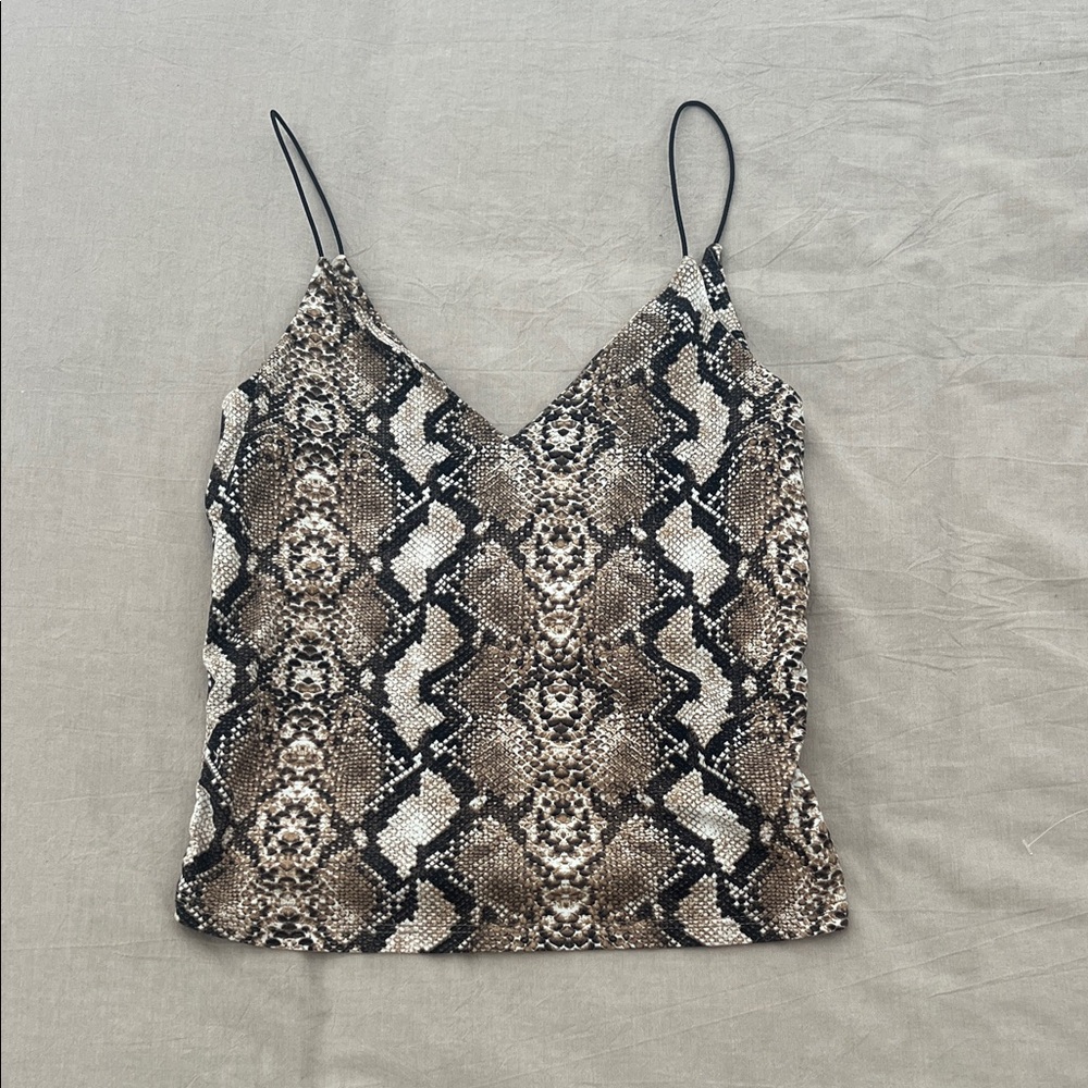 Snake Print Top